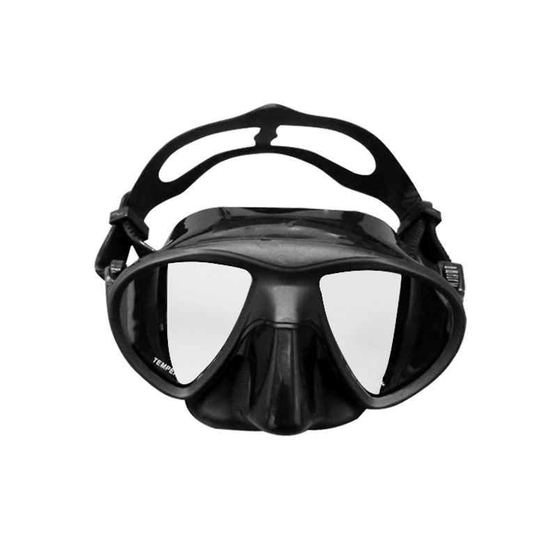 DEEPGEAR Ultra Low Volume Freediving mask,Black Liquid Silicone Spearfishing  mask Design,Light Weight Free Dive Gears (Black) : : Health &  Personal Care
